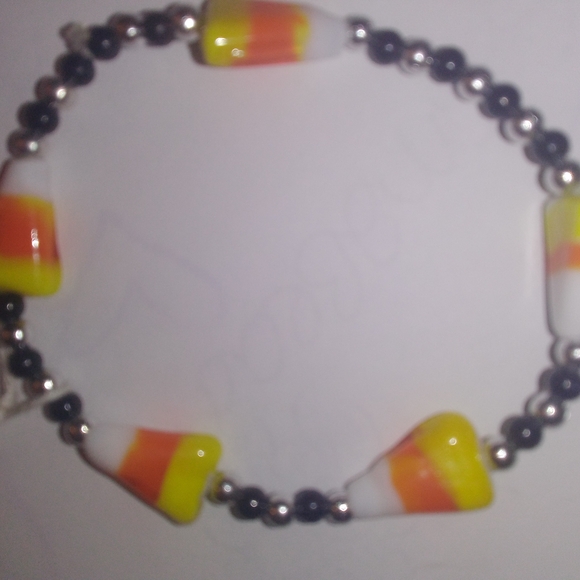 Candy Corn Beaded Bracelet - Picture 1 of 1